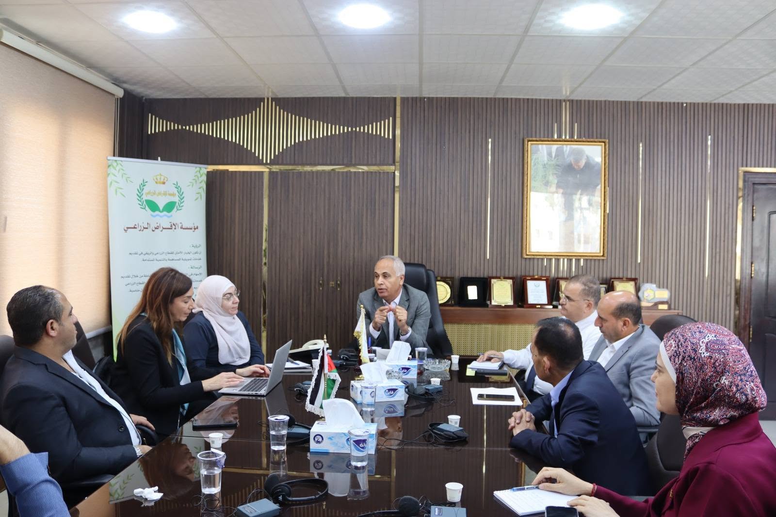 مؤسسة الإقراض الزراعي تبحث مع اليونيدو والبنك الدولي تعزيز التعاون لدعم القطاع الزراعي